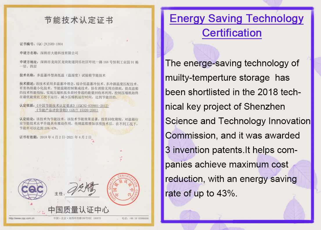 380VAC Temperature Humidity Battery Test Equipments Chamber 1000L